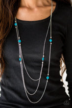 Load image into Gallery viewer, SO SHORE OF YOURSELF - BLUE NECKLACE