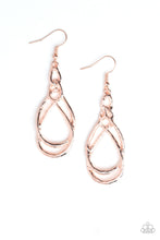 Load image into Gallery viewer, TWISTED ELEGANCE - ROSE GOLD EARRING