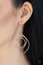 Load image into Gallery viewer, ASYMMETRICAL ALLURE - COPPER EARRING