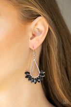 Load image into Gallery viewer, BE ON GUARD - BLACK EARRING