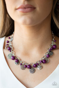 GURU GARDEN - PURPLE NECKLACE