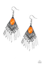 Load image into Gallery viewer, MOSTLY MONTE-ZUMBA  -  ORANGE EARRING