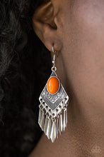 Load image into Gallery viewer, MOSTLY MONTE-ZUMBA  -  ORANGE EARRING