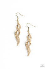 Load image into Gallery viewer, ON FIRE - BRASS EARRING