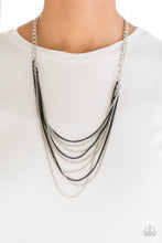 Load image into Gallery viewer, REBEL RAINBOW - BLACK NECKLACE