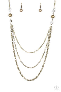RITZ IT ALL - BRASS NECKLACE