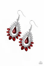 Load image into Gallery viewer, BOSS BRILLIANCE - RED EARRINGS