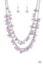 Load image into Gallery viewer, KINDHEARTED HEART - PURPLE NECKLACE