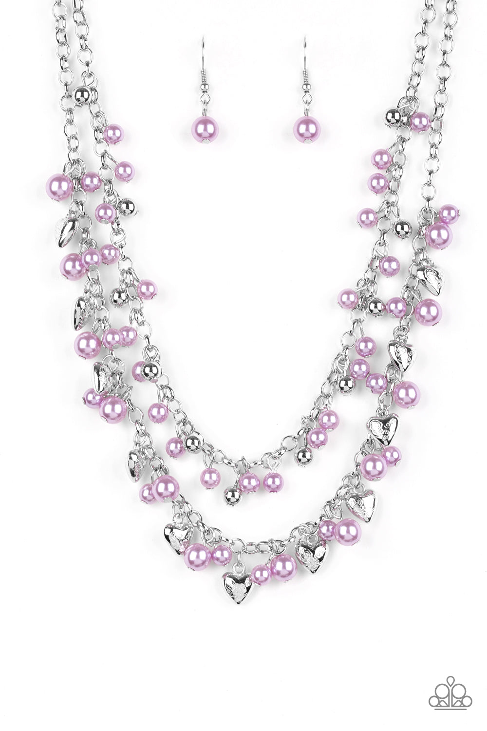 KINDHEARTED HEART - PURPLE NECKLACE