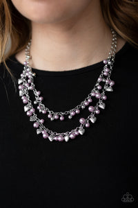 KINDHEARTED HEART - PURPLE NECKLACE