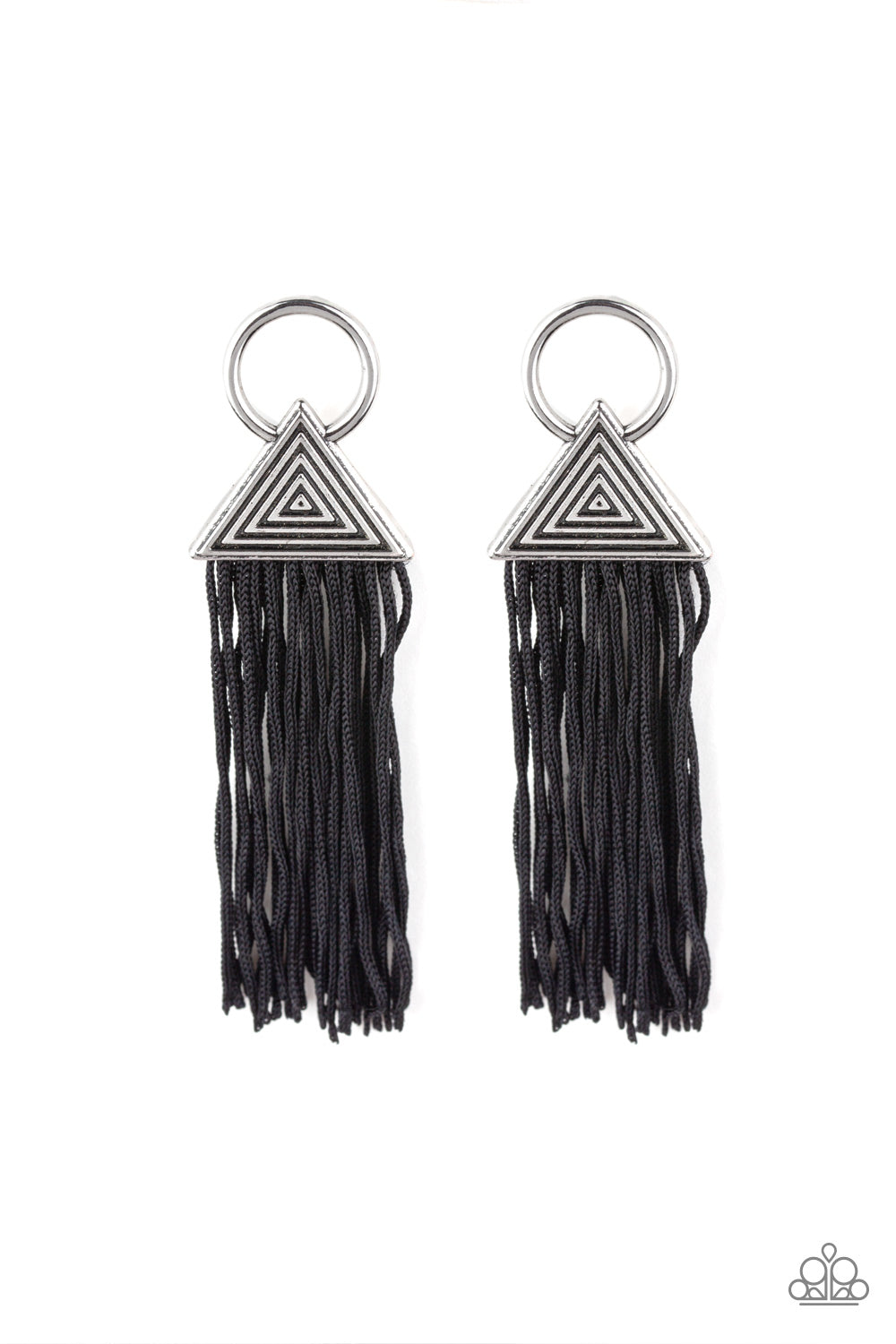 OH MY GIZA - BLACK POST EARRING