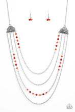 Load image into Gallery viewer, PHARAOH FINESSE - RED NECKLACE