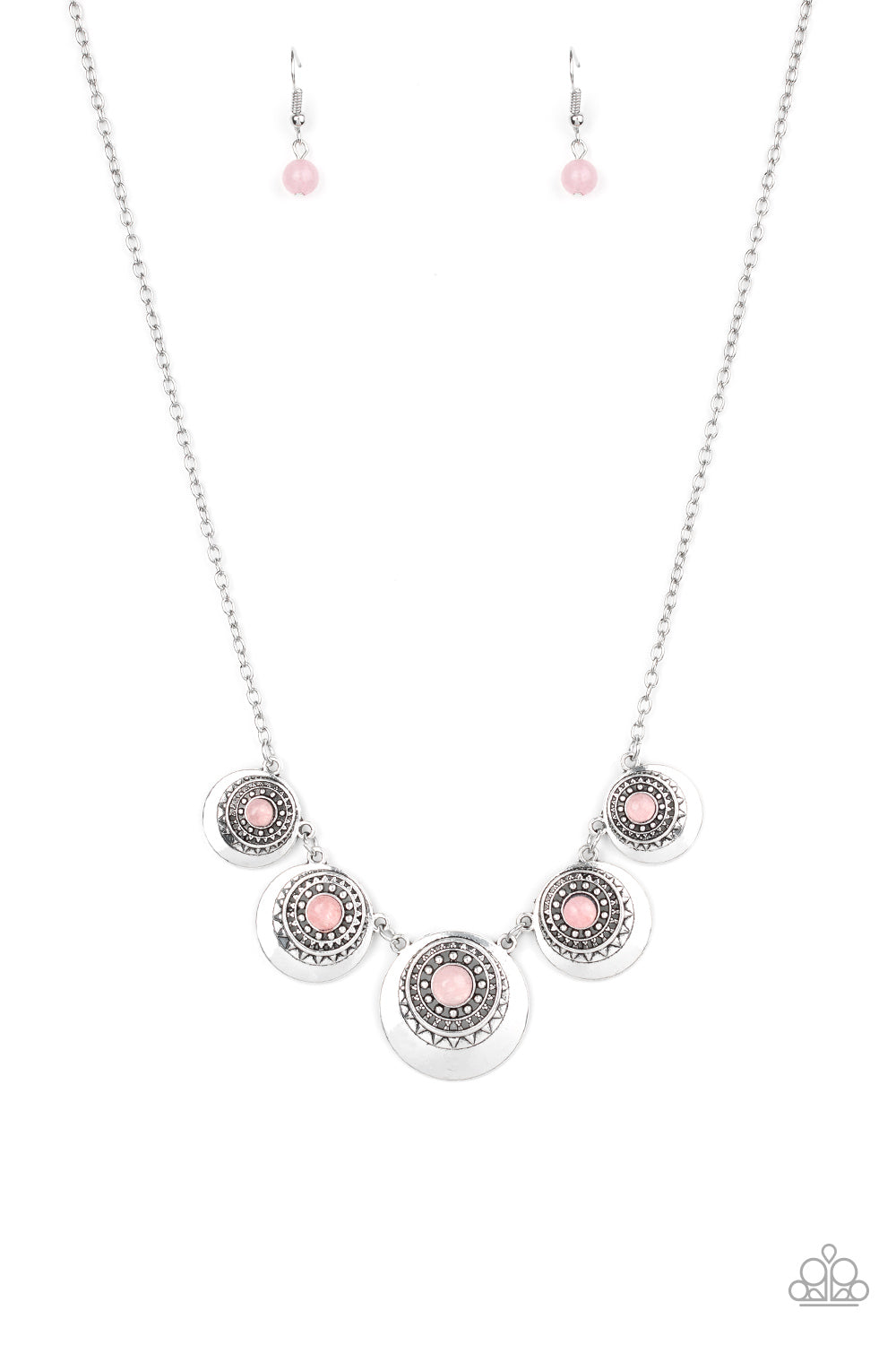 SOLAR BEAM - PINK NECKLACE
