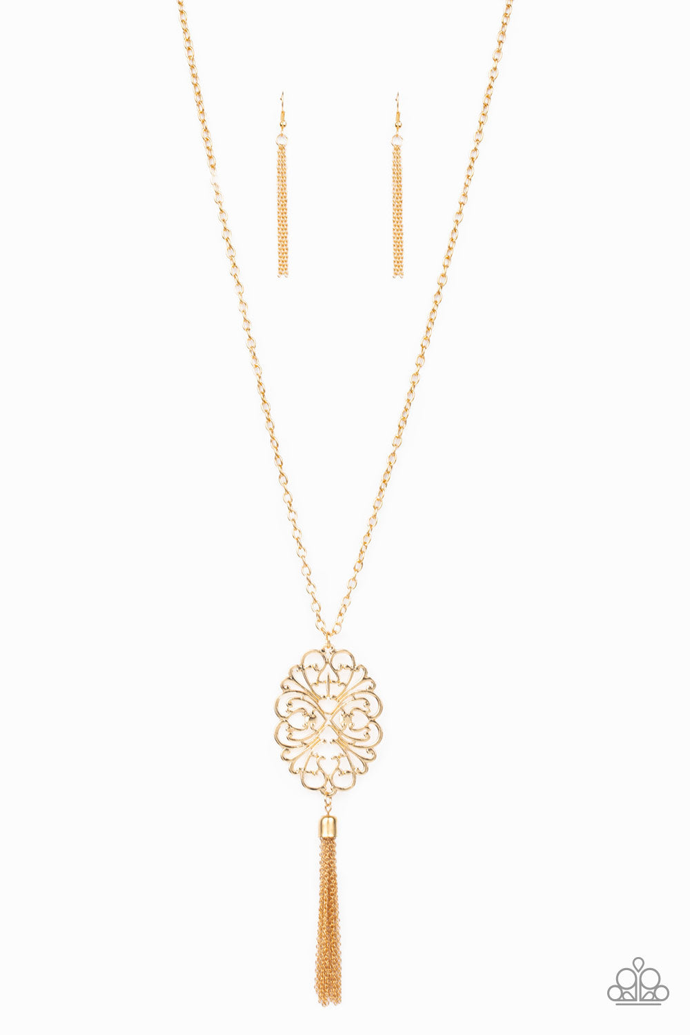 A MANDALA OF THE PEOPLE - GOLD NECKLACE