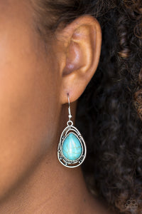 ABSTRACT ANTHROPOLOGY - BLUE EARRING