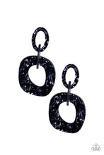 Load image into Gallery viewer, CONFETTI CONGO - BLUE POST ACRYLIC EARRINGS