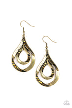 Load image into Gallery viewer, FLAVOR OF THE FLEEK - BRASS EARRING