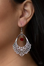 Load image into Gallery viewer, GARDEN SOCIETY - RED EARRING