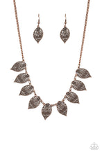 Load image into Gallery viewer, LEAFY LAGOON - COPPER NECKLACE