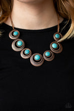 Load image into Gallery viewer, LIONS, TIGERS, AND BEARS - TURQUOISE COPPER NECKLACE