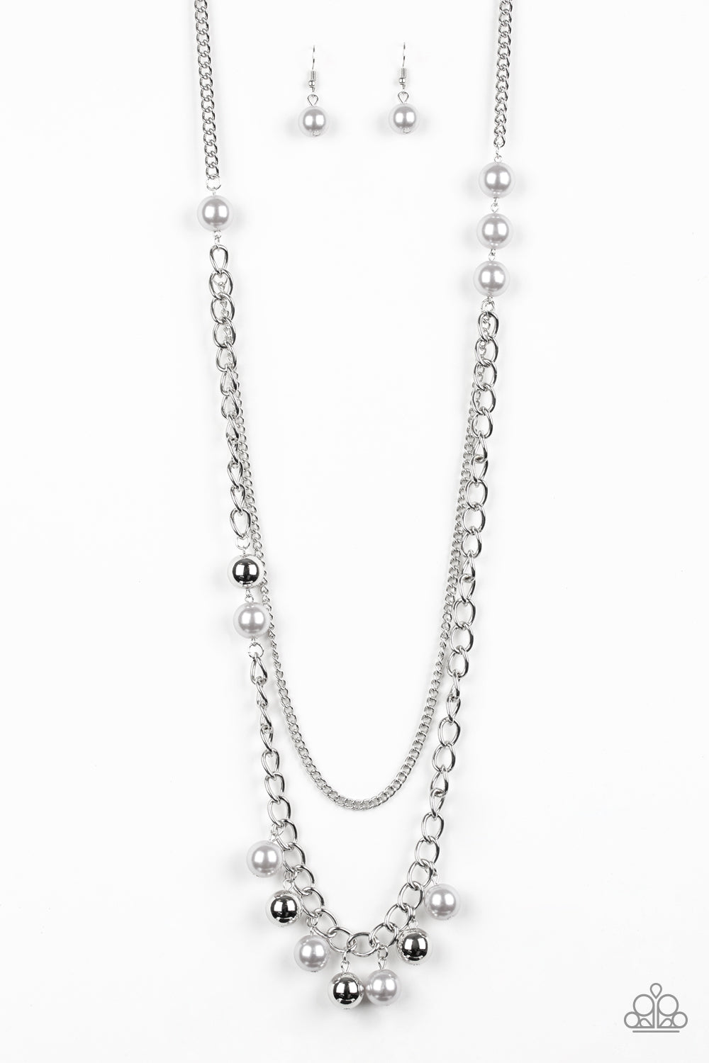 MODERN MUSICAL - SILVER NECKLACE