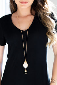 NIGHTCAP AND GOWN - GOLD LANYARD NECKLACE