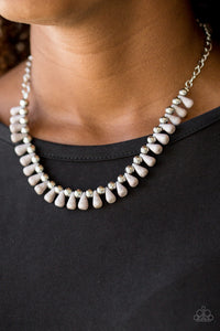 EXTINCT SPECIES - GRAY NECKLACE