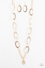 Load image into Gallery viewer, GLIMMER GOALS - GOLD LANYARD NECKLACE