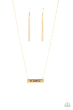 Load image into Gallery viewer, LOVE ONE ANOTHER - GOLD NECKLACE