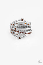 Load image into Gallery viewer, MAKING THE WORLD SPARKLE - BROWN RING