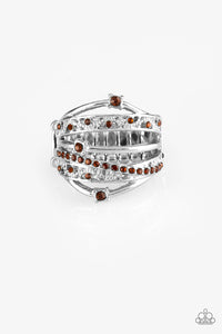 MAKING THE WORLD SPARKLE - BROWN RING