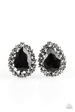 Load image into Gallery viewer, QUINTESSENTIALLY QUEEN - BLACK POST EARRING
