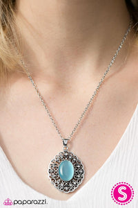 HEART OF GLACE - BLUE NECKLACE