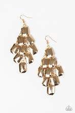 Load image into Gallery viewer, CONTEMPORARY CATWALK - GOLD EARRING