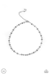 INNER SPOTLIGHT - SILVER CHOKER NECKLACE