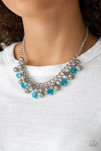 PARTY SPREE - BLUE NECKLACE
