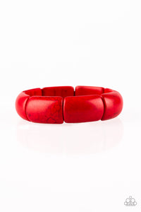 PEACE OUT - RED BRACELET