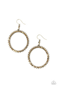 SPARK THEIR ATTENTION - BRASS EARRING