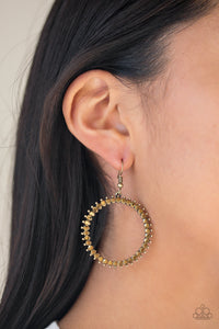 SPARK THEIR ATTENTION - BRASS EARRING