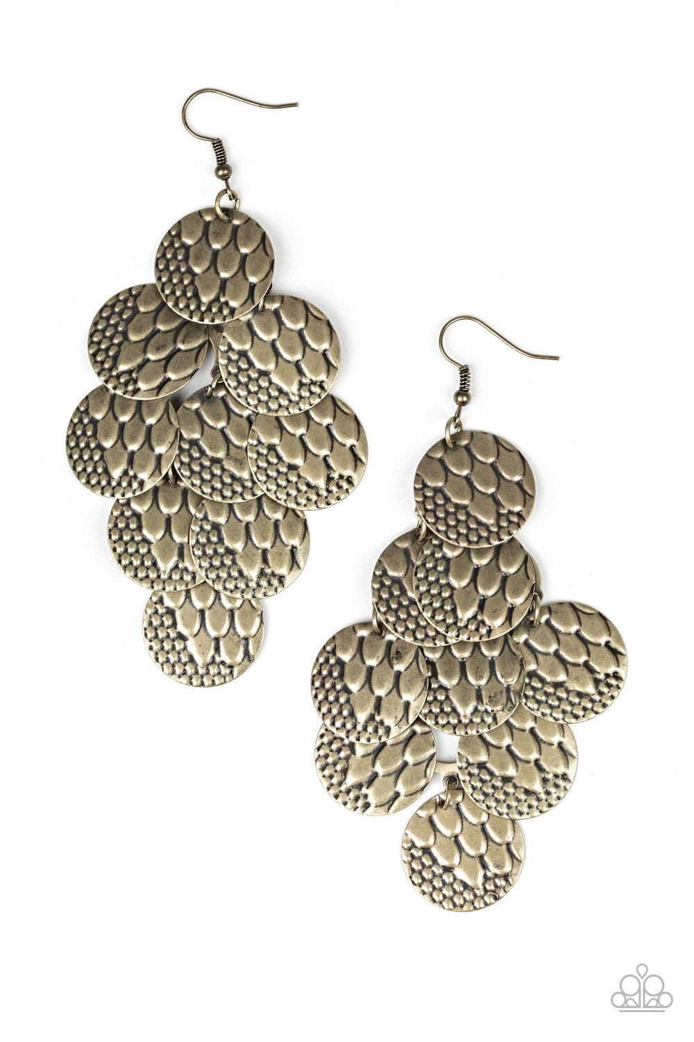 THE PARTY ANIMAL - BRASS EARRING