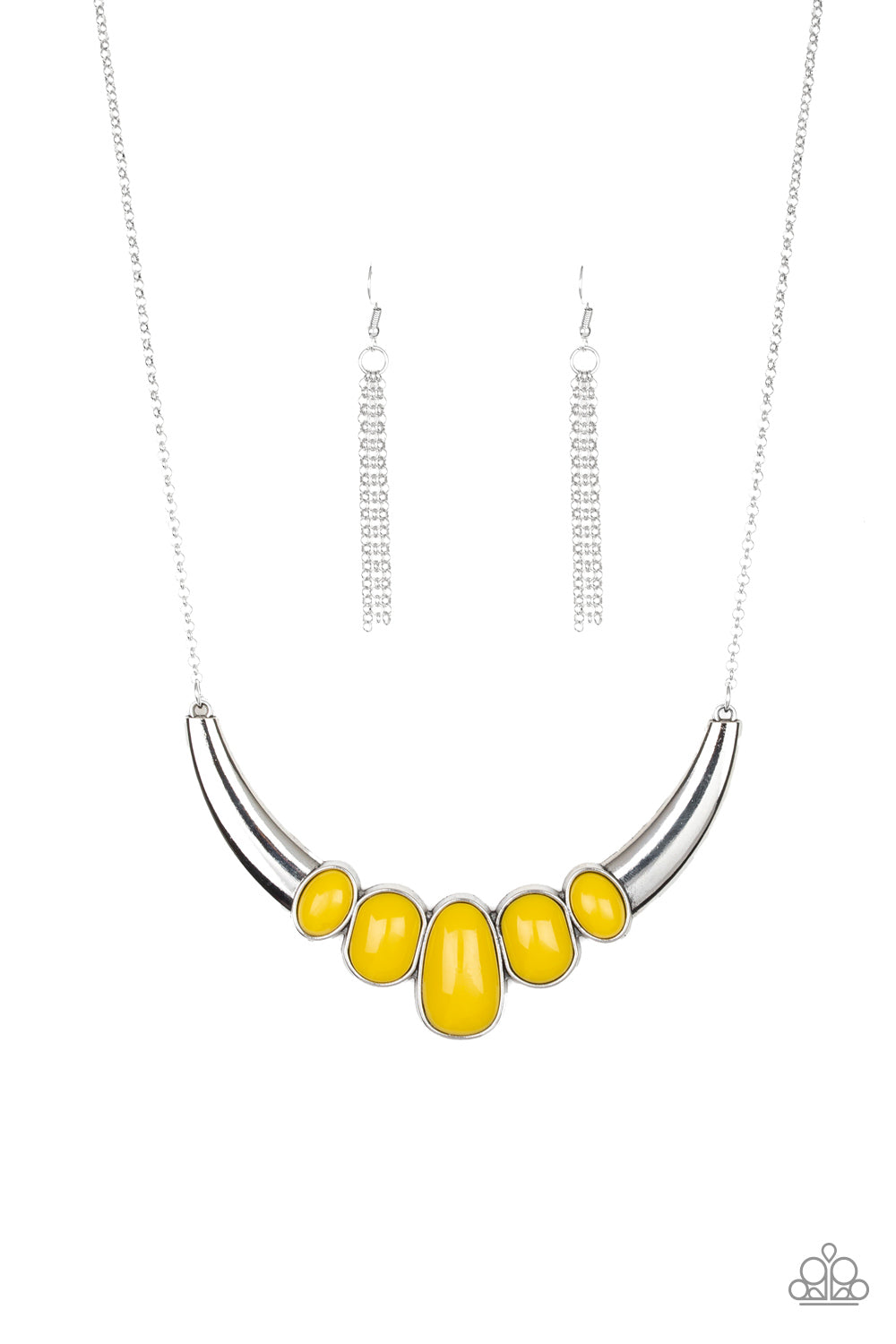 A BULL HOUSE - YELLOW NECKLACE