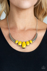 A BULL HOUSE - YELLOW NECKLACE