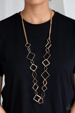 Load image into Gallery viewer, BACKED INTO A CORNER - GOLD NECKLACE