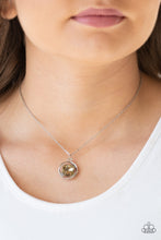 Load image into Gallery viewer, DAZZLE IN DIAMONDS - BROWN NECKLACE