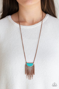 DESERT HUSTLE - COPPER/TURQUOISE NECKLACE