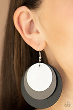Load image into Gallery viewer, LEATHER FORECAST - BLACK EARRING