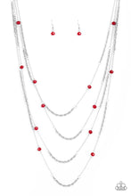 Load image into Gallery viewer, OPEN FOR OPULENCE - RED NECKLACE