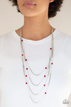 Load image into Gallery viewer, OPEN FOR OPULENCE - RED NECKLACE