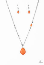 Load image into Gallery viewer, PEACEFUL PRAIRIES - ORANGE NECKLACE