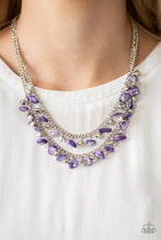 Load image into Gallery viewer, PEBBLE PIONEER - PURPLE NECKLACE